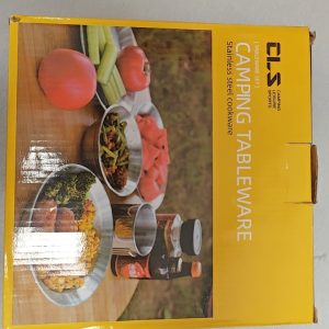 CLS Camping Tableware RVS kookset 16-delig (incompleet)
